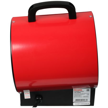 Тепловая пушка электрическая Ресанта ТЭП-3000К 3000Вт красный