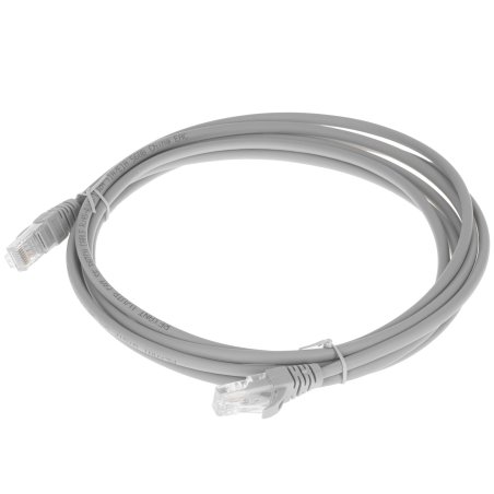 Патч-корд U/UTP Rexant CAT 5e, RJ45-RJ45, 26AWG, ZH нг(А)-HF, серый, 3 м