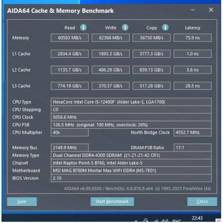 Процессор Intel Core i5-12400F Soc-1700 2.5GHz OEM