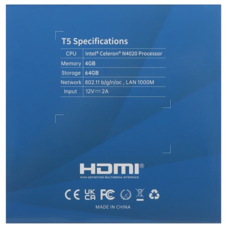 Мини ПК Beelink Мини-компьютер BL/EQR6-LP/6800H/32G/500G/Milky Grey