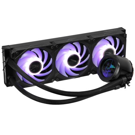 Система водяного охлаждения Gigabyte AORUS WATERFORCE X II 360I белый, 3 x 120мм ARGb Fan, sTR5, RTL (9JAWTX2360I-00-10)