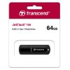 Флешка USB Transcend JetFlash 700 (TS64GJF700), 64Gb, USB 3.0, R/W 70/20, черный