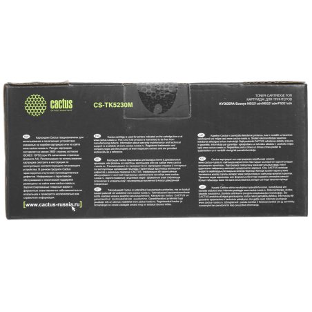 Картридж лазерный Cactus CS-TK5230M пурпурный (2600 стр.) для Kyocera Ecosys M5521cdn/M5521cdw/P5021cdn/P5021cdw