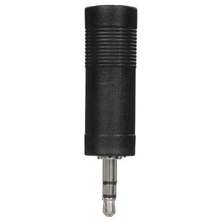 Переходник GoPower Jack 3.5мм (m)-Jack 6.3мм (f) черный Premium Zip-Lock c подвесом (1/500)