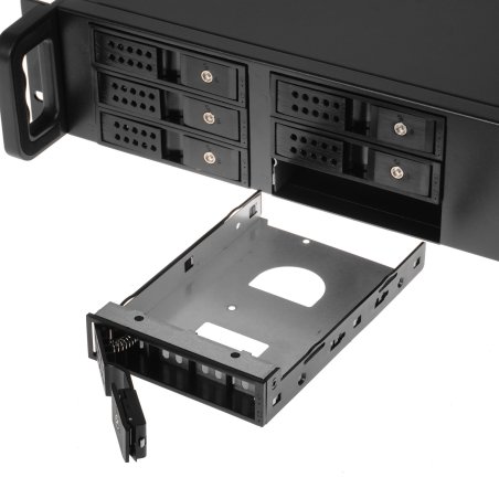 Серверный корпус ExeGate Pro 2U480-HS06 (RM 19", высота 2U, глубина 480, БП 800ADS, 6xHotSwap, USB)