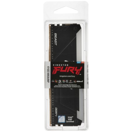 Оперативная память Kingston 8Gb 3200MT/s DDR4 CL16 DIMM FURY Beast RGb (Select Regions ONLY)