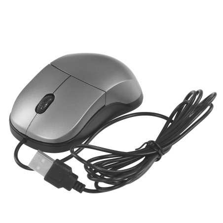 Мышь проводная Qumo Simple Office M92 черный, 1000 dpi, USB, кнопки - 3