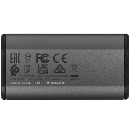 Внешний SSD ADATA Elite SE880, 1TB, USB 3.2 Gen 2x2 Type-C, R/W 2000/2000, серый