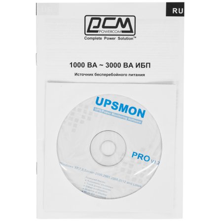 Источник бесперебойного питания Powercom SENTINEL On-Line, 1000VA / 1000W