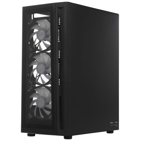 Компьютерный корпус Bloody BD-CC120F черный без БП ATX 8x120мм 1xUSB 2.0 1xUSB 3.0 audio bott PSU