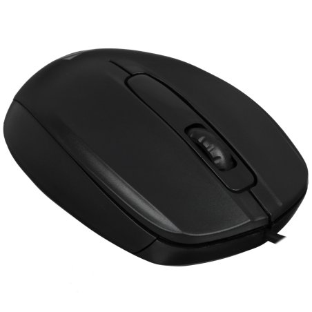 Мышь проводная Defender Alpha MB-507 черный, 1000 dpi, USB, кнопки - 3