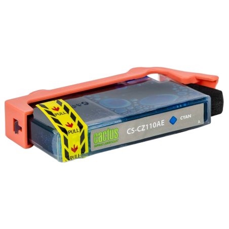 Картридж струйный Cactus CS-CZ110AE №655 голубой (14,6 мл) для HP DJ IA 3525/5525/4515/4525