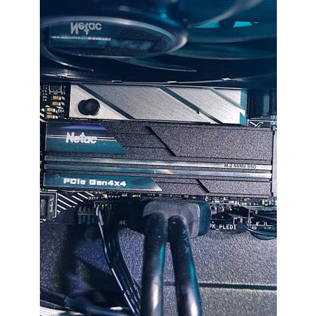 Накопитель SSD Netac NV5000, 1Tb, M.2 2280, PCIe 4.0 x4, NVMe, R/W 5000/4400, с радиатором