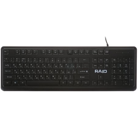 Клавиатура проводная Defender Raid GK-778DL, USB, черный