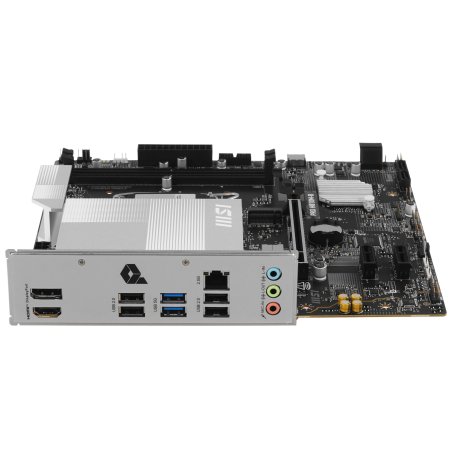Материнская плата MSI PRO H810M-B, LGA1851, Intel H810, 2xDDR5, 4xSATA, 1xM.2, 1xPCIe 5.0 x16, 2xPCIe 3.0 x1, 1xDP, 1xHDMI, 1x2.5Gb LAN, 2xUSB-A 5Gbps, 4xUSB-A 2.0, 3x3.5 мм, 7.1, mATX