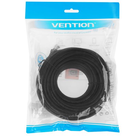 Патч-корд Vention прямой UTP cat.6, RJ45 - 15м. черный