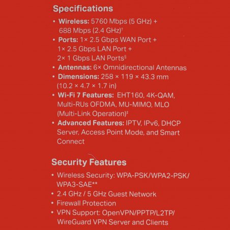 Двухдиапазонный беспроводной маршрутизатор Wi-Fi Mercusys MR37BE