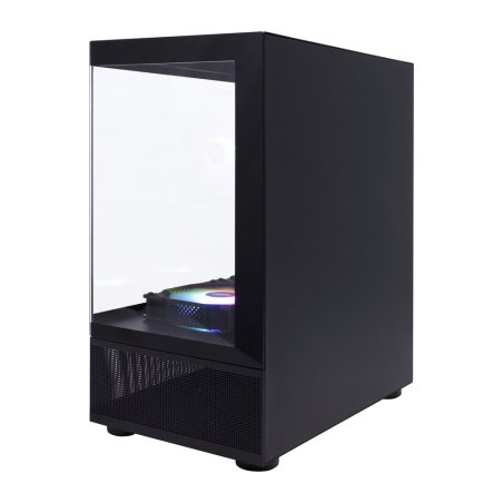 Компьютерный корпус 1STPLAYER MIKU Mi2-A ARGb черный mATX 3x120мм ARGb fans Mi2-A-BK-2FC7R-1FC7