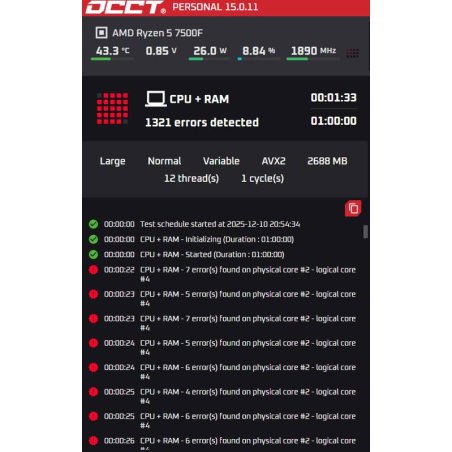 Оперативная память Apacer Panther, DDR5, 32GB (2x16GB), 5200 MHz, CL40, с радиатором