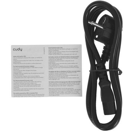 Инжектор PoE Cudy POE200 10/100/1000BASE-T 30Вт 54В(DC)