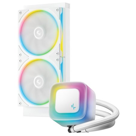 Система водяного охлаждения Deepcool LE240 PRO ARGb Soc-AM5/AM4/1200/1700/1851 черный 4-pin 28.2-33dB Al 280W 1347gr Ret (R-LE240PRO-BKAMMC-G-1)