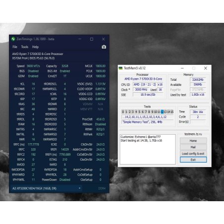 Оперативная память Kingston Fury Beast, DDR4, 32Gb (2x16Gb), 3200MHz, CL16, DIMM, с радиатором, черный