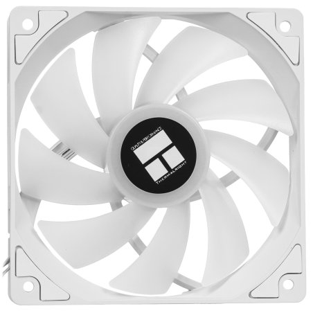 Кулер для корпуса Thermalright TL-C12CW-S (120x120x25мм, 4-pin PWM, ARGb, 66.17CFM, 25.6dBA, 1550RPM, белый)