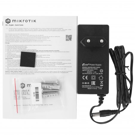 Роутер беспроводной MikroTik L009UiGS-2HaxD-IN AX600 10/100/1000BASE-TX, 2.4Ггц, 8*1Gbit, 1*SFP 2.5Gbit