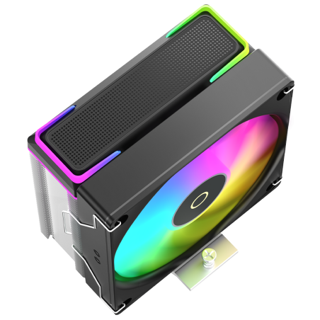 Кулер для процессора Cooler Ocypus Delta A40 BK ARGb Delta-A40-BK1NAWN00X-GL черный 120мм алюминий+медь 2000rpm 29db 4-pin 220W 156мм