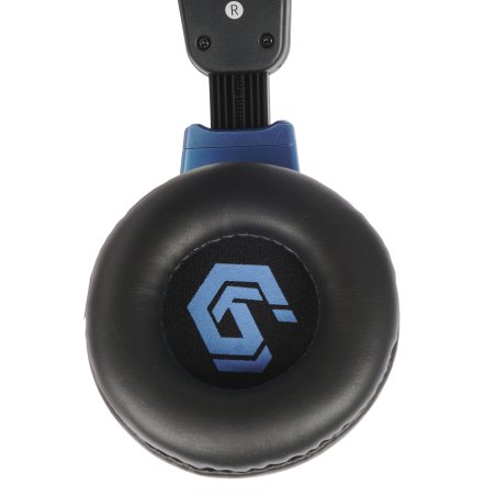 Гарнитура игровая Gembird MHS-G55 черный/синийрегулировка громкостиотключение микрофонакабель 2.5м