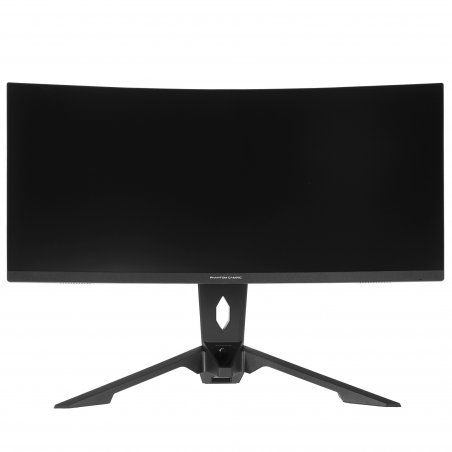Монитор 34" ASRock Phantom Gaming PG34QRT2B VA 3440x1440, 180 Гц, 1 мс, 16:9, 500 кд/м², 2xHDMI, 2xDP, изогнутый 1500R, черный