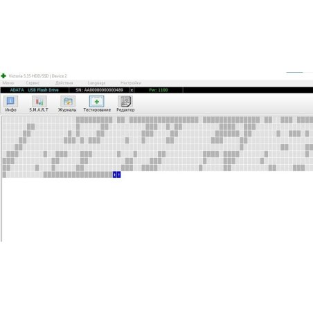 Флешка USB ADATA UV240 (AUV240-32G-RWH), 32Gb, USB 2.0, R/W 15/5, белый/синий