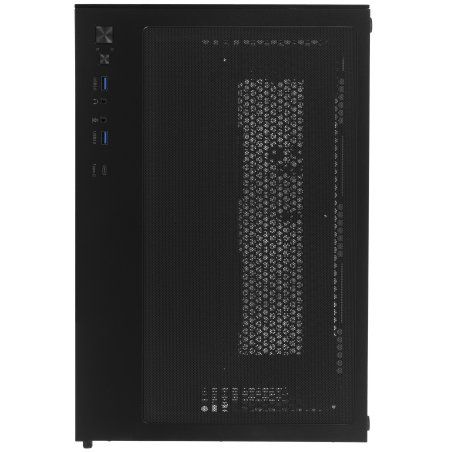 Компьютерный корпус Bloody BD-CC108 черный без БП mATX 9x120мм 2xUSB 3.0 audio bott PSU
