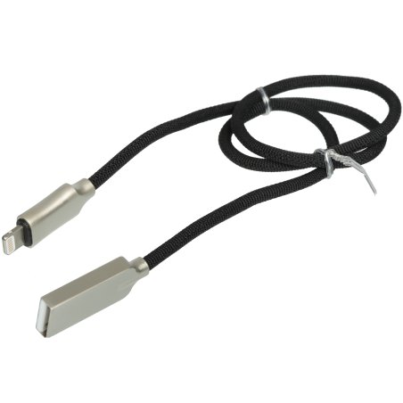 Кабель USB Cablexpert для Apple CC-P-APUSB02Bk-0.5M, MFI, AM/Lightning, серия Platinum, длина 0.5м, черный, блистер