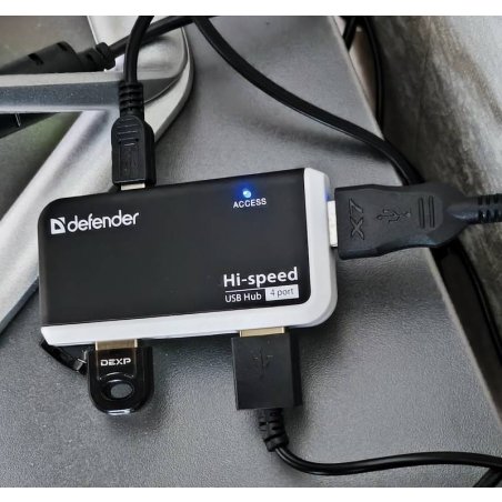 USB-разветвитель Defender QUADRO INFIX, USB 2.0 - 4 порта, USB
