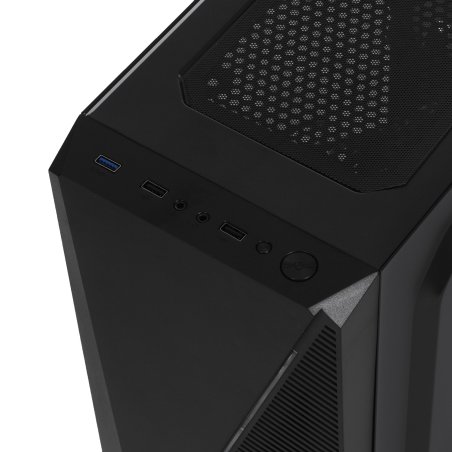 Компьютерный корпус Bloody BD-CC102F черный без БП mATX 2x120мм 2xUSB 2.0 1xUSB 3.0 audio bott PSU
