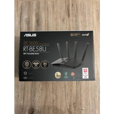 Роутер беспроводной Asus RT-BE58U BE3600 100/1000/2500BASE-T черный