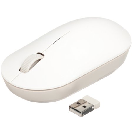 Мышь беспроводная Xiaomi Wireless Mouse Lite 2 белый, 1000 dpi, радиоканал, USB, кнопки - 3