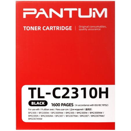 Картридж лазерный Pantum TL-C2310H (1600 стр.), для (BP2300/BP2300W/BP2300NW/BM2300/BM2300W/BM2300NW/BM2300A/BM2300AW/BM2300ANW) (TL-C2310H)