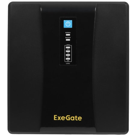 Источник бесперебойного питания ExeGate SpecialPro UNB-1200.LED.AVR.EURO.RJ 1200VA/750W, LED, AVR, 4 евророзетки, RJ45/11, черный