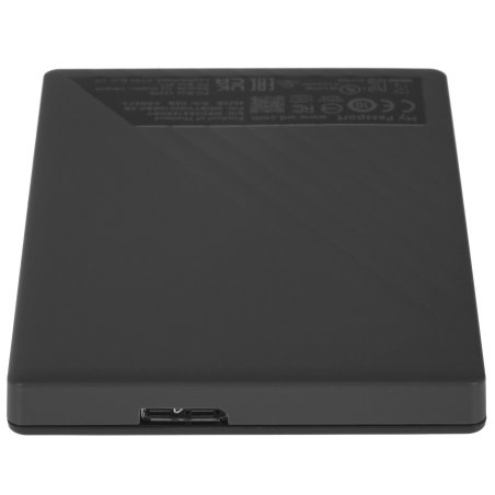 Внешний HDD 2.5" Western Digital My Passport, 1TB, USB 3.2 Gen 1 Type-A, 5400 rpm, черный