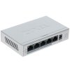 Коммутатор Zyxel GS1005HP Switch PoE +, 5xGE (4xPoE +), desktop, metal, silent, PoE budget 60 W