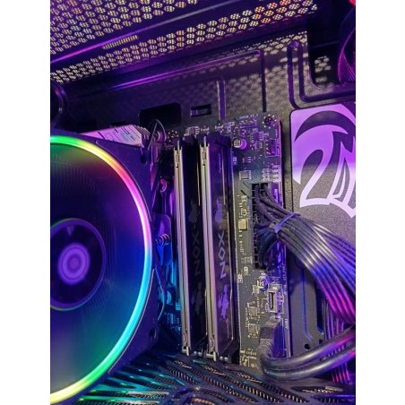 Оперативная память Apacer Nox, DDR5, 16Gb (1x16 Gb), 5200 MHz, CL40, DIMM, радиатор, черный