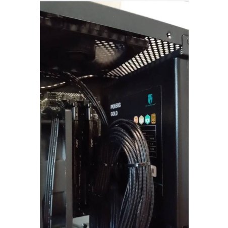 Блок питания Deepcool / GamerStorm PQ650G (ATX 3.1, 650W, Full Cable Management, PWM 120мм fan, 80 PLUS GOLD, Active PFC + Half Bridge + DC/DC, Full Japanese Capasitors, Gen5 PCIe) RET