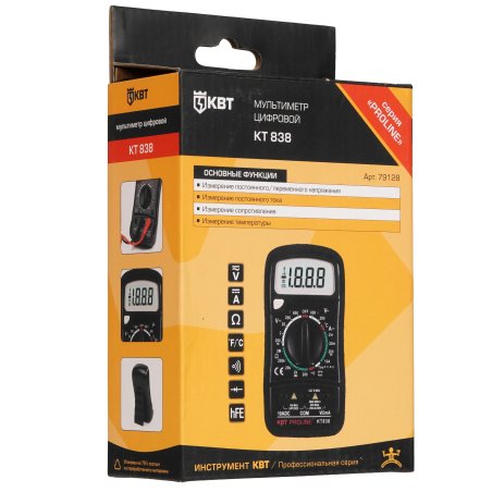 Мультиметр цифровой KT 838 "PROLINE"