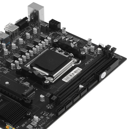 Материнская плата AFOX B650D5-MA-V2, AM5, AMD B650, 2xDDR5, 4xSATA, 1xM.2, 1xPCIe 4.0 x16, 1xPCIe x1, 1xHDMI, 1xDP, 1xVGA, 1x 1Gb LAN, 8xUSB-A (3x3.2 Gen 1, 5x2.0), 3x3.5 мм, 5.1, microATX