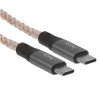 Кабель HOCO (6931474783264) силикон 1м USB 3.0A PD 60W для Type-C Type-C белый 1 м