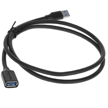 Кабель удлинительный USB3.0 Am-Af 1m Telecom черный (TUS708-1M)