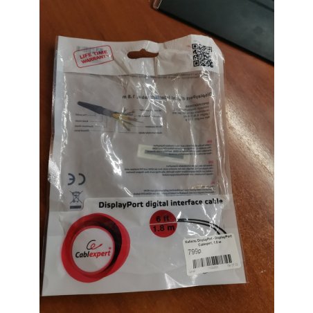Кабель DisplayPort Cablexpert CC-DP2-10M, v1.2, 10м, 20M/20M, черный, экран, пакет