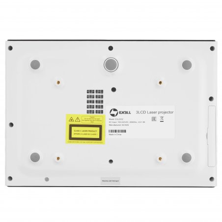 Проектор лазерный Exell EXL203Z LCD, 3600 lm, WXGA (1280x800), 500000:1, Объектив 1.4-1.73